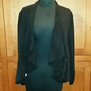 New Cartonnier Anthropologie Black Blazer Large